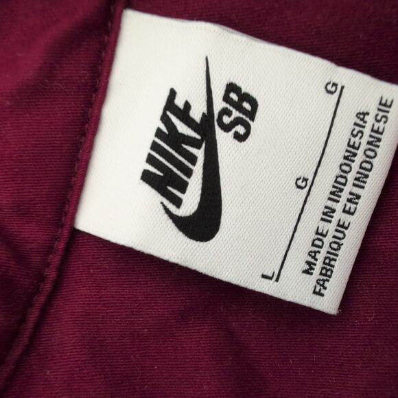 Nike SB Skateboarding Canvas Long Sleeve Button Down Shirt Large Heavy Woven - Picture 5 of 9